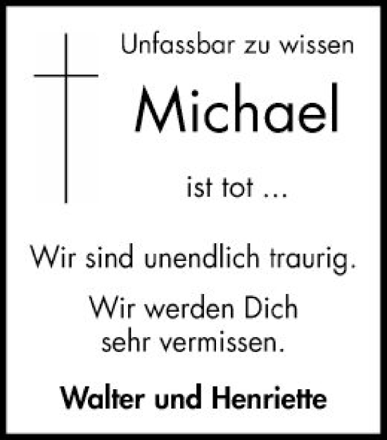 Traueranzeige von Michael Pusch von Bergsträßer Anzeiger