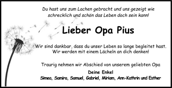 Traueranzeige von Plus  von Fränkische Nachrichten